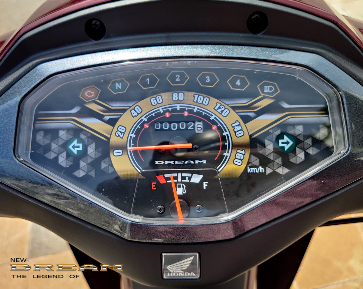 Đồng hồ Honda Dream 125 NCX 2024 màu đỏ Đồng hồ Honda Dream 125 NCX 2024 màu đỏ